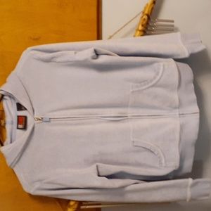 Ny jean company  powder blue  short hoodie  size med